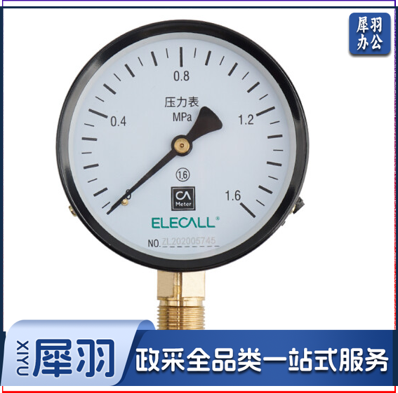 Y100-1.6压力表