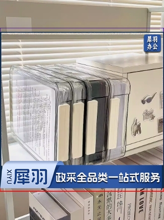 a4纸收纳盒透明大容量 大号-4个