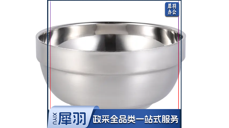 304食品级双层铂金碗(13x6.4cm)