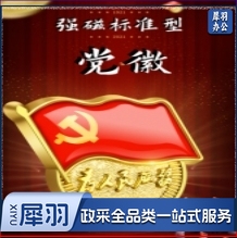 强磁党徽  10个装