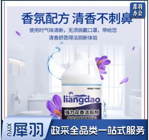 靓岛强力花香洁厕 (一箱四瓶)