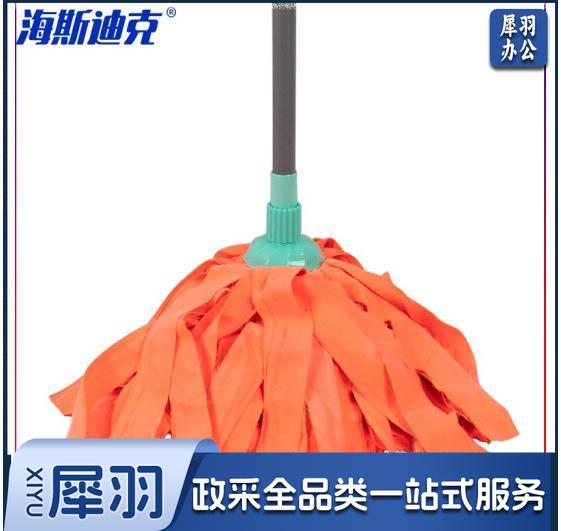 海斯迪克  HKQJ18 (5只装)实用毛巾墩布拖把 漆杆 大号可拆卸替换拖布 老式拖把 (颜色随机发货) (077)
