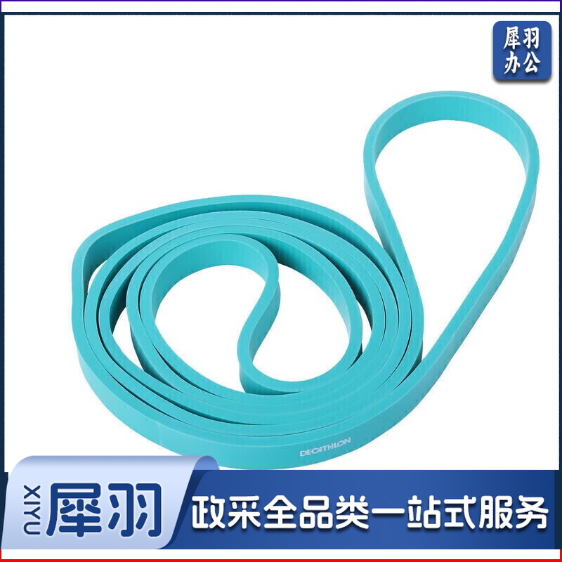 迪卡侬 循环训练多功能 DOMYOS 15公斤弹力带 蓝绿色/15kg 2531585 均码