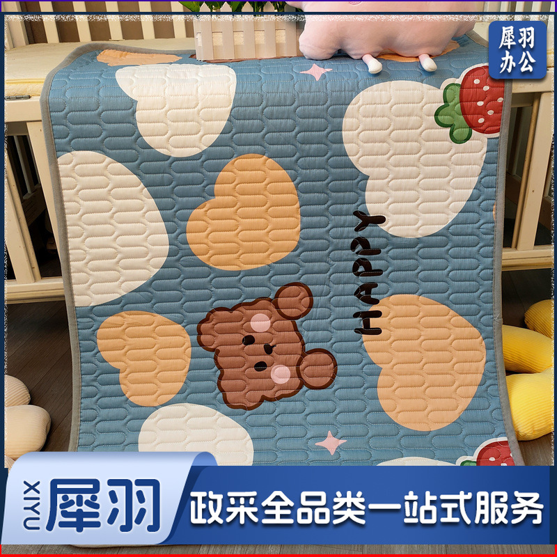 【总纯棉防水加绒】宝宝隔尿垫姨妈垫双面成人月经垫子生理期防漏100*120cm