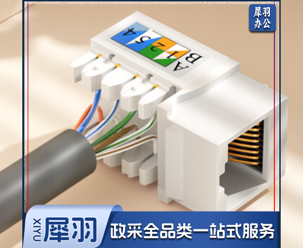 山泽（SAMZHE）六类网络模块 RJ45
