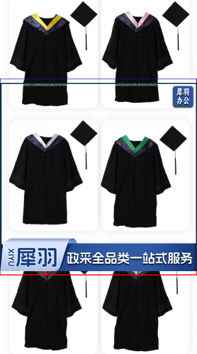 罗尔尼学士服/学位服/ 毕业照服  文科、理科、工科  具体颜色及数量联系客服