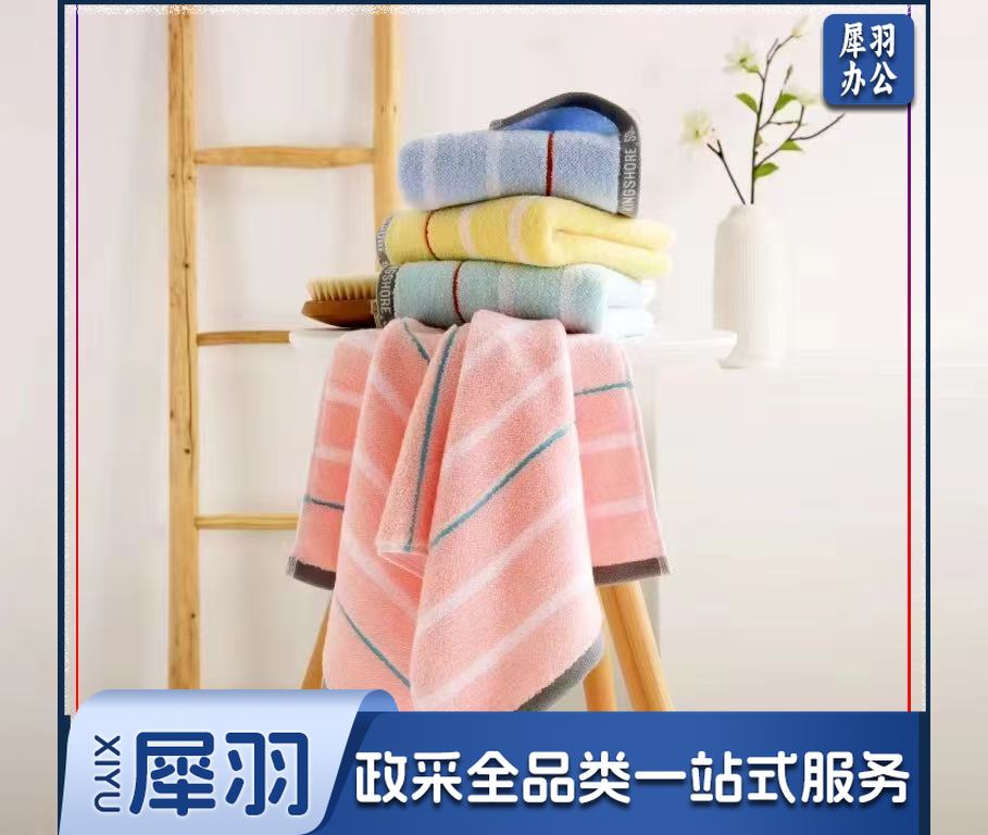 金号纯棉毛巾成人家用男女洗脸吸水全棉情侣擦脸洗澡面巾亲肤柔软 10条/包  单条价