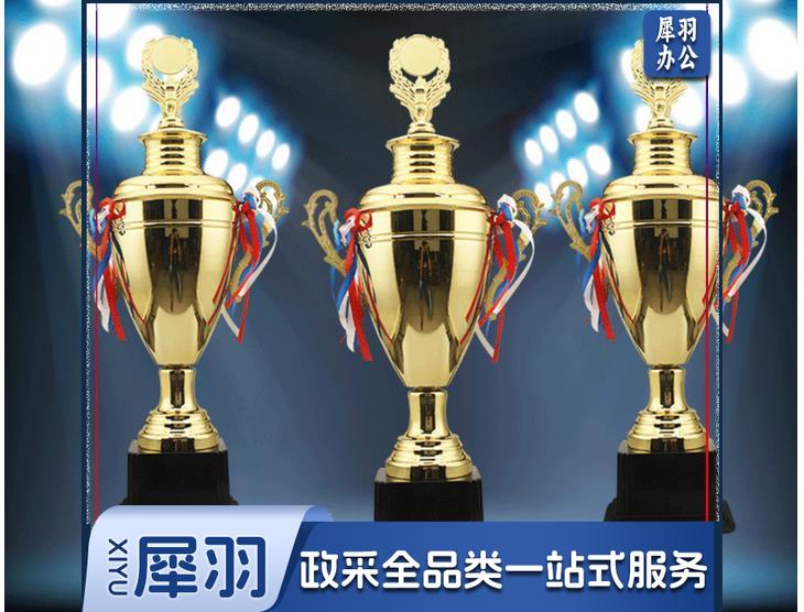 冠军金属奖杯(需定制，下单请先联系)