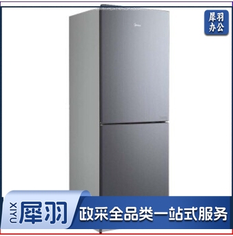 美的冰箱BCD-186WMA榭湖银