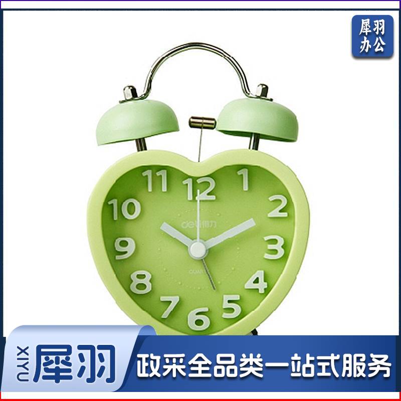 得力9034闹钟(混)(只)90*52*130mm