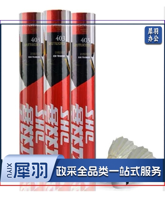 红双喜DHS 403训练用羽毛球