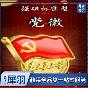 党徽 强磁党徽 双面强磁党徽 10个起