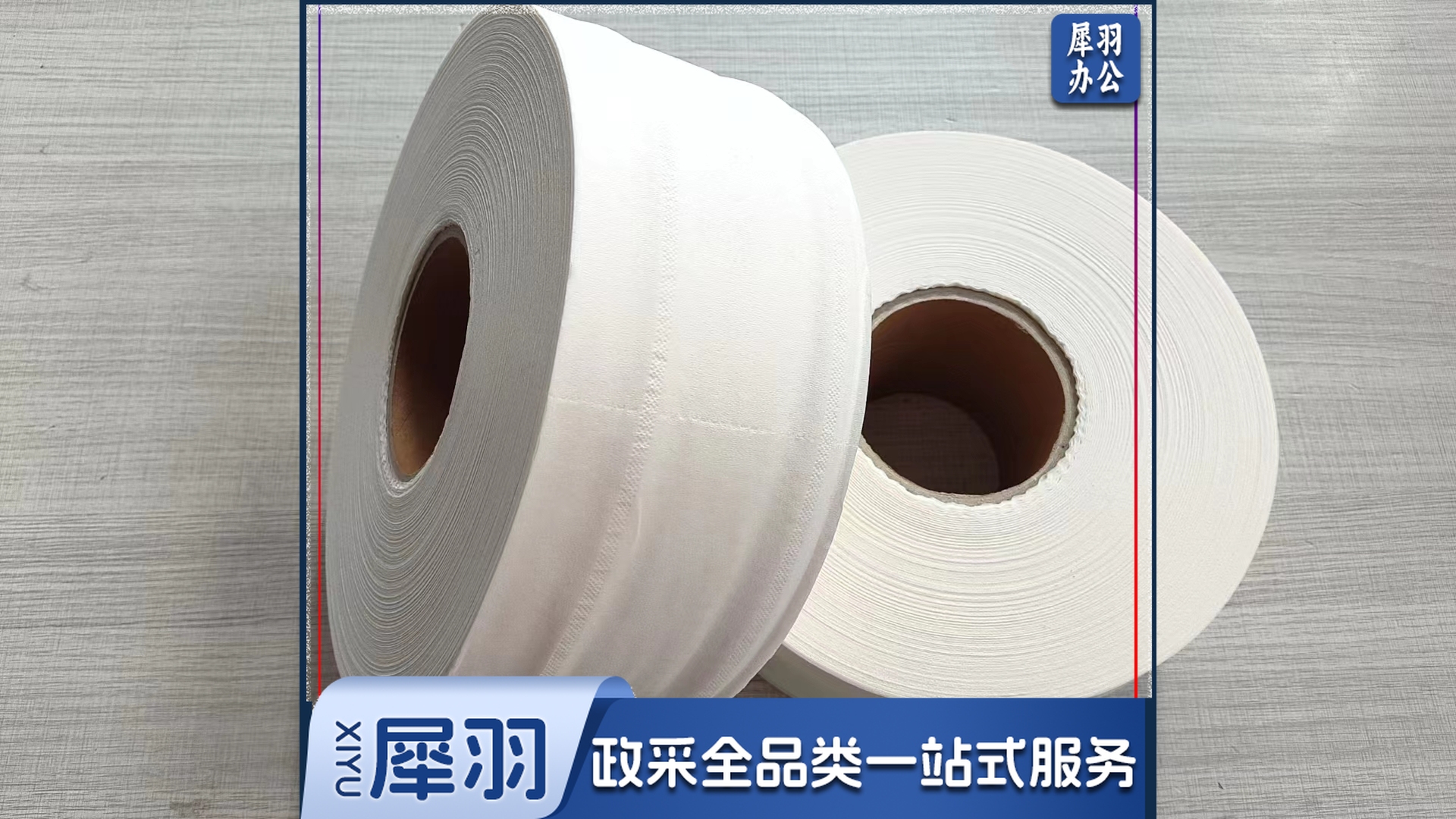 大盘纸 办公卫生纸厕纸大卷纸650克三层 一箱12盘M&C17347