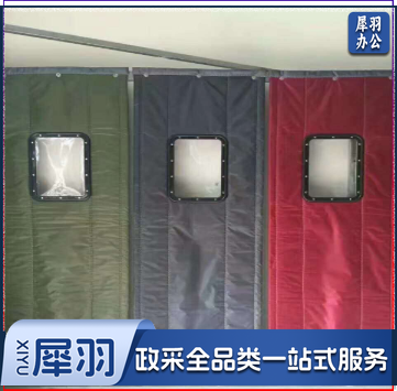 1680牛津布 棉门帘优质牛筋布材质 军绿色 三层棉