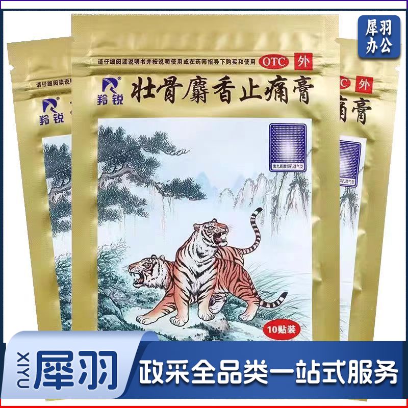 药壮骨麝香止痛膏