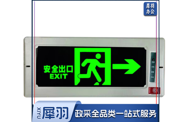 嵌入式暗装消防应急灯指示灯 嵌入墙体式疏散指示灯（嵌入式 安全出口 右方向）