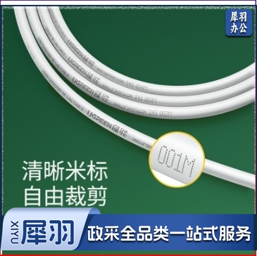 绿联(UGREEN)4芯纯铜电话线 工程家装语音电话线 适用通信座机电话听筒连接线 100米