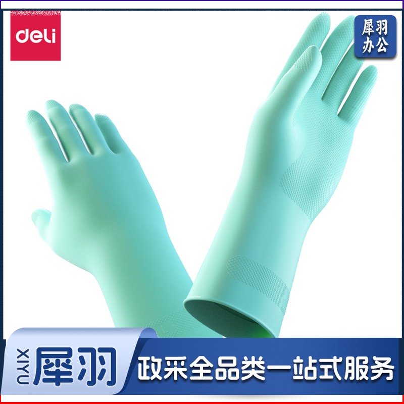 手套（厚）胶手套M