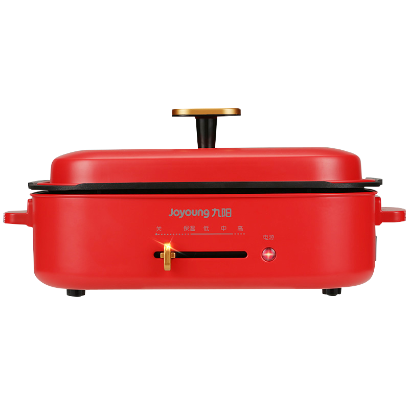 九阳 电火锅 多功能料理锅电烧烤肉盘火锅一体家用电煮锅炒锅网红锅 HG40-G721