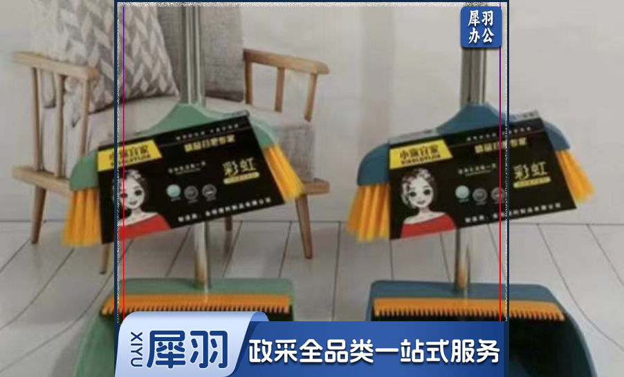 巧夫人2068扫把簸箕套装组合家用办公扫帚套装捎头发扫地神器笤帚扫把套装