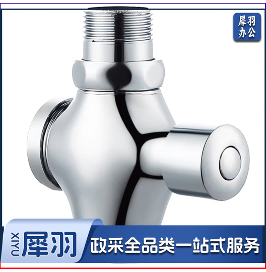 厕所冲水阀手按式卫生间大便蹲便器延时阀冲水开关全铜冲洗阀配件 手按式