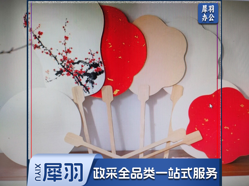 加厚宣纸团扇空白宫扇 团扇