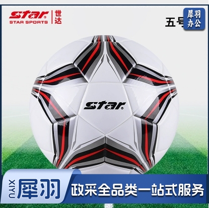 世达/star SB6415C 5号成人中学生 中考高考训练比赛足球 PU材质 5号球