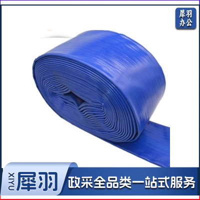 农用灌溉水带兰水管 蓝水 绿色 带涂塑管水泵防汛出水管 8寸*18M .
