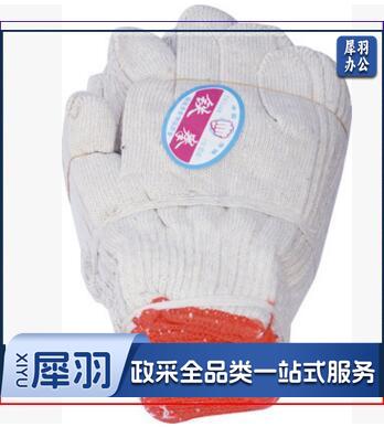 铁拳 白色棉线线手套 10双/包 整包起售