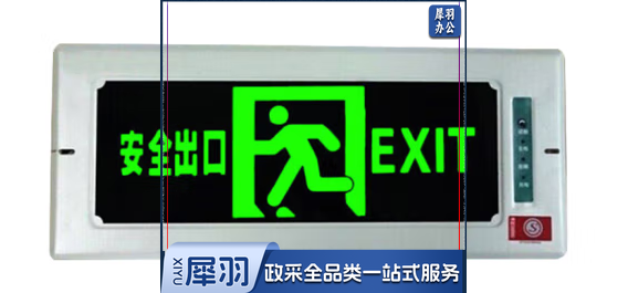 入式暗装消防应急灯指示灯 嵌入墙体式疏散指示灯（嵌入式 安全出口 无方向）