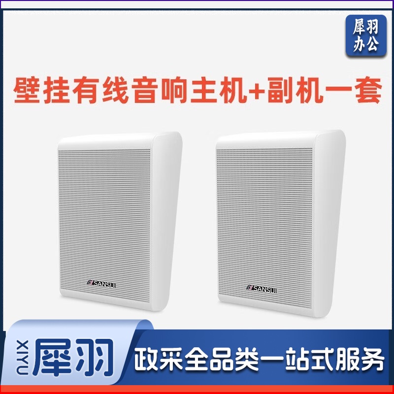 山水（SANSUI）壁挂蓝牙音响套装组合T11 有线蓝牙主机+副机*1个 单位：套