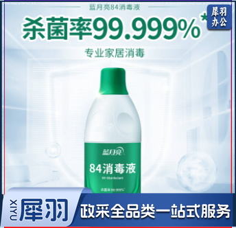 蓝月亮 消毒水 漂白 除菌84消毒液600g/瓶