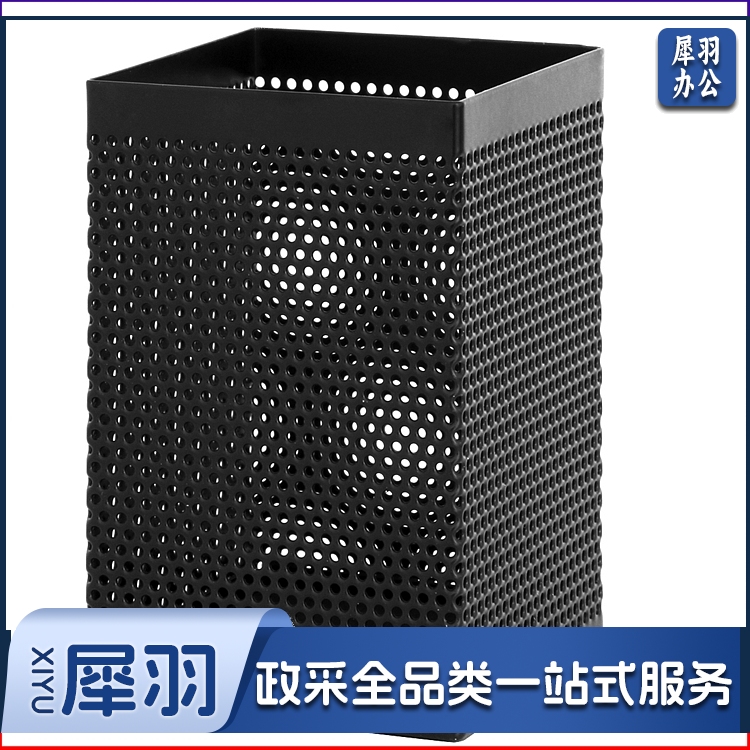 得力 908 笔筒7*7*10cm（单位：只） 黑