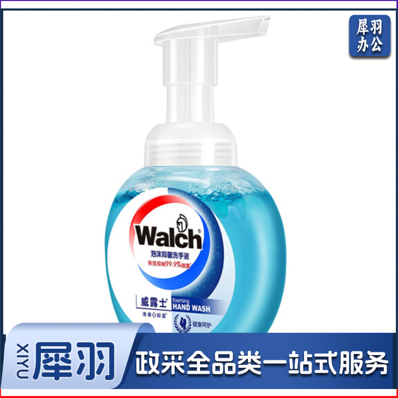 泡沫洗手液 健康呵护225ml 抑菌消毒99.9% 泡沫丰富易冲洗