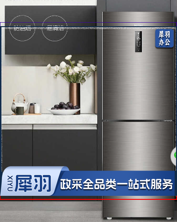 海尔两门冰箱272升