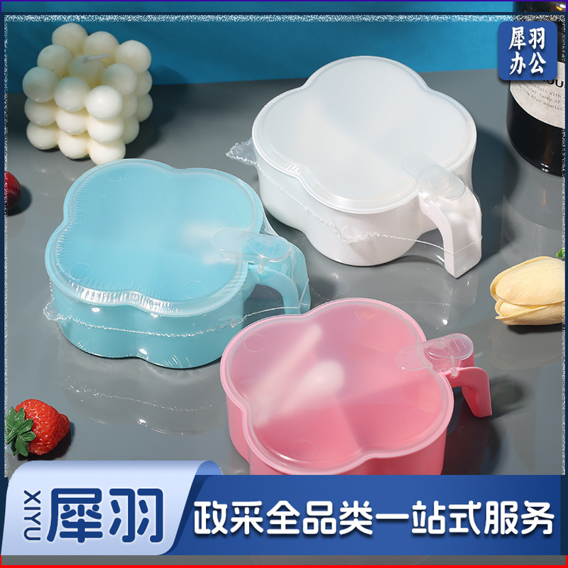 创意调味盒多格套装家用组合装带盖盐罐子厨房用品四格带盖带四勺