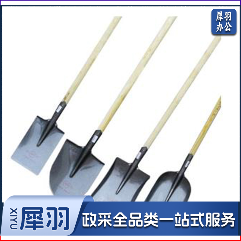 铁锨 军印全钢加厚大铁锹锰钢尖方平头 农用挖土种花钢锹户外铲子