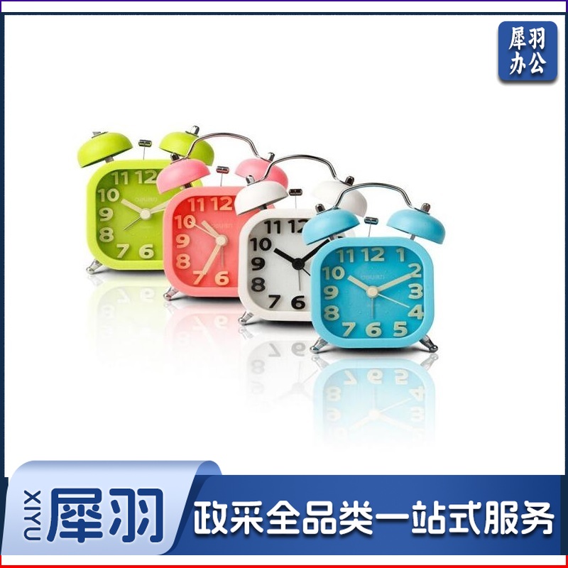得力(deli)9035 闹钟 颜色随机.