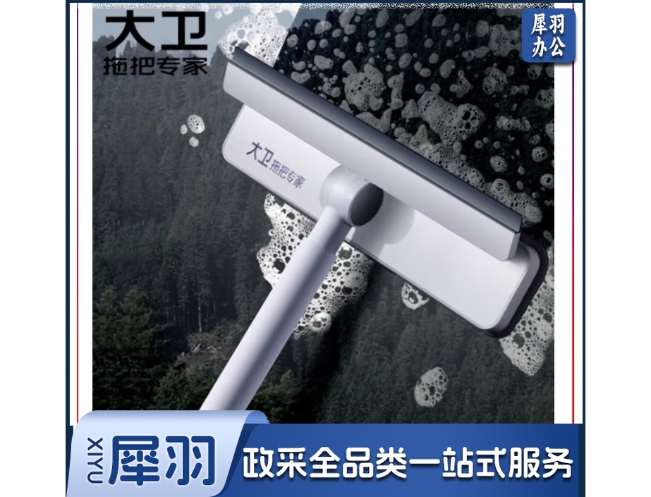 大卫 擦窗器 擦玻璃神器 长柄刮水器清洁工具刮擦玻璃刮窗器清洁刮水板S7