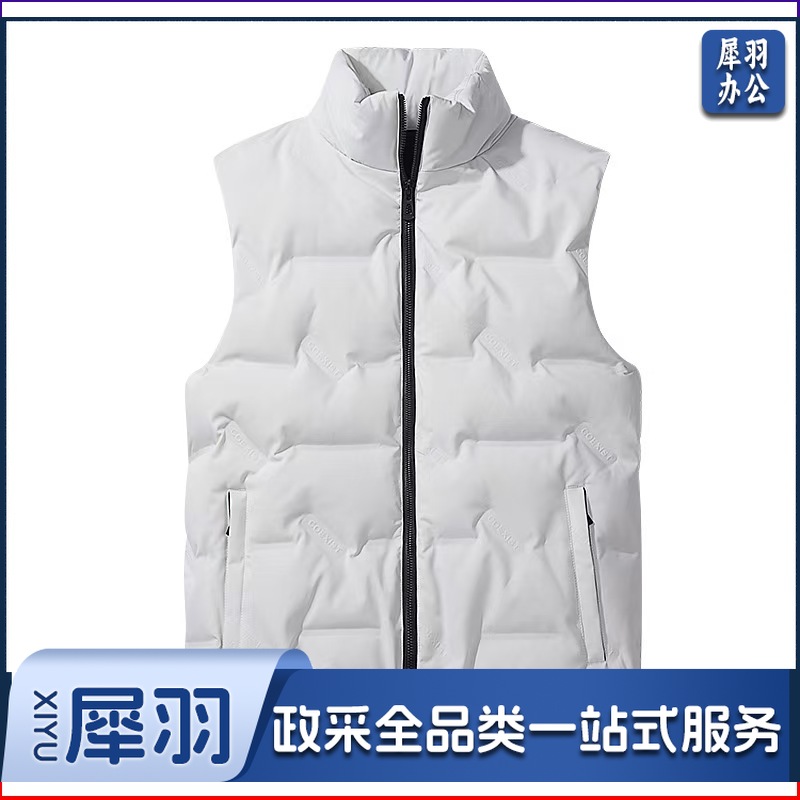 羽绒服马甲男士冬季保暖防风外套冬装马夹外穿轻薄宽松背心男装