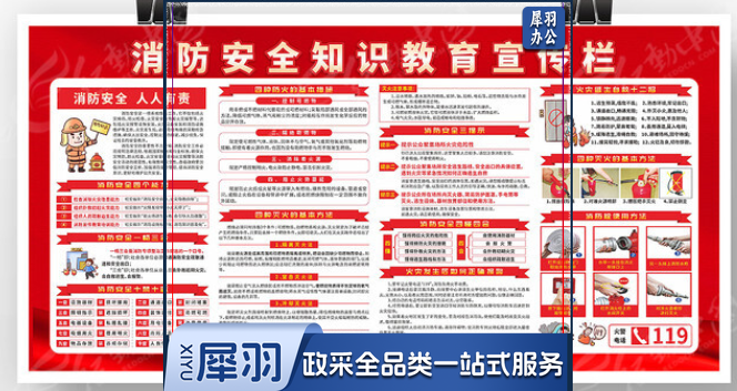 校园消防安全知识宣传栏