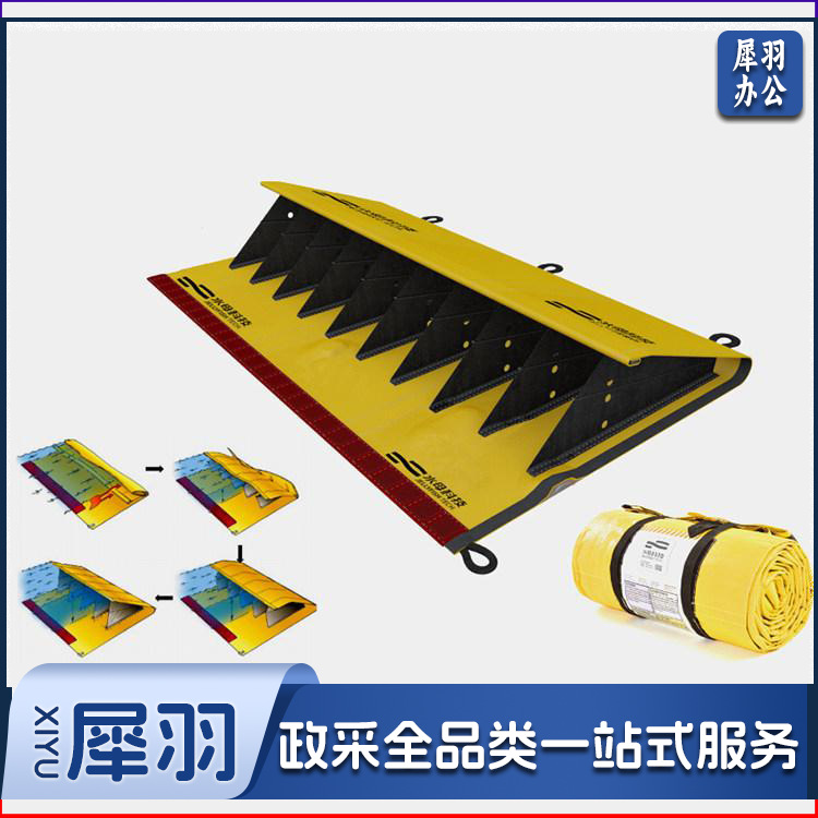 户外软体式拦水坝可折叠橡胶挡水子堤河道挡水拦洪坝（6x2m（高度0.6m））