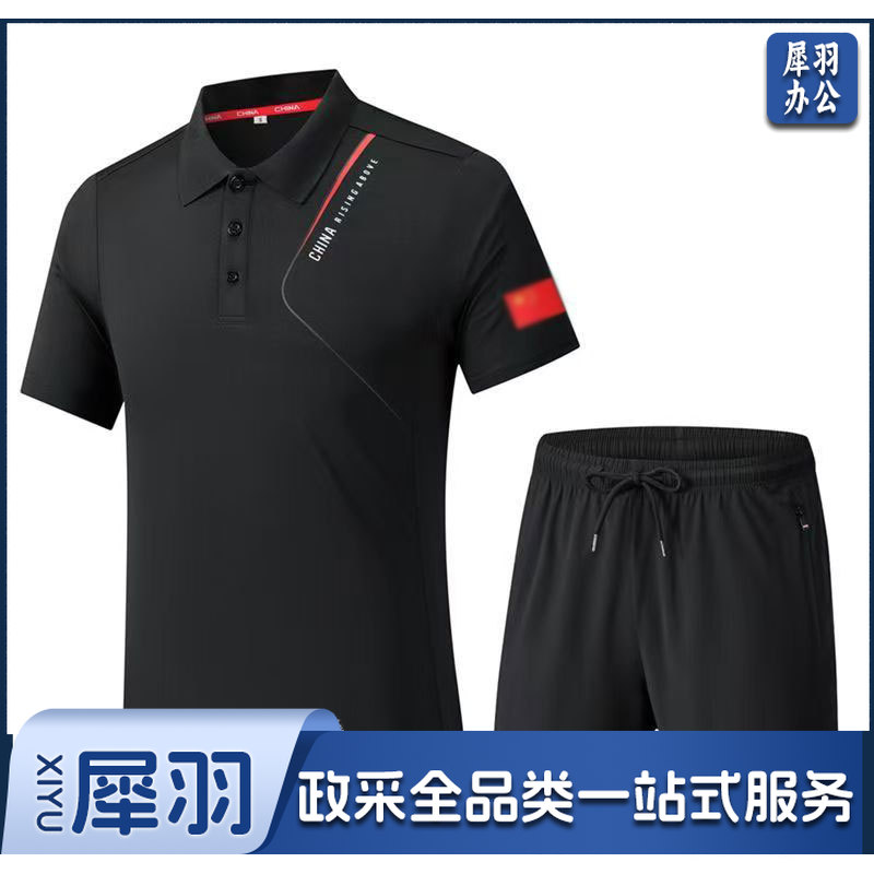 运动衫 POLO衫 T恤衫  团队服 （上衣+短裤）