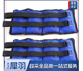 沙袋绑腿男女跑步绑手负重瑜伽健身运动舞蹈训练儿童学生跑步沙袋6kg (两只装)每只3kg