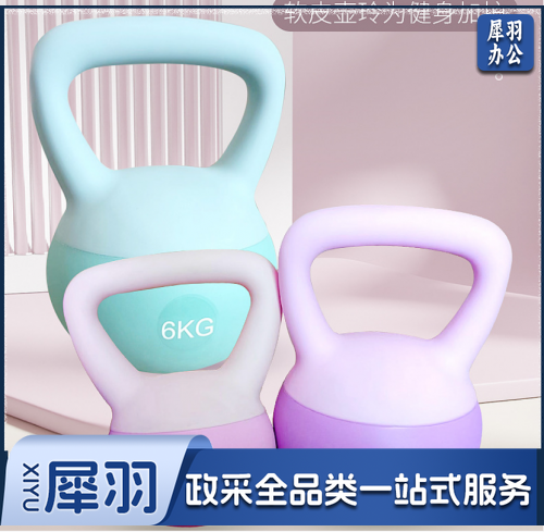彩色软壶铃女士运动家用健身器材 2kg