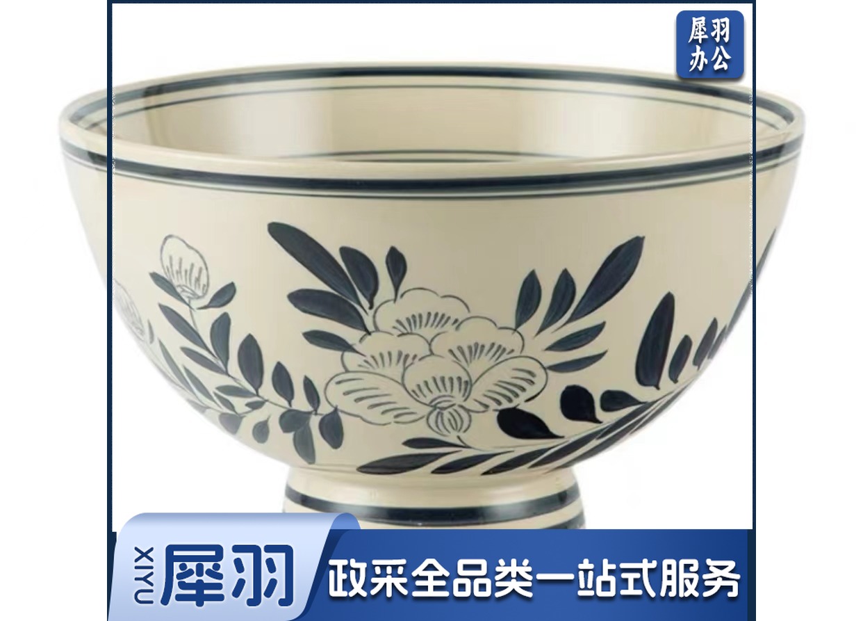 兰花密胺大碗  规格：21.5厘米*11厘米    单位：个