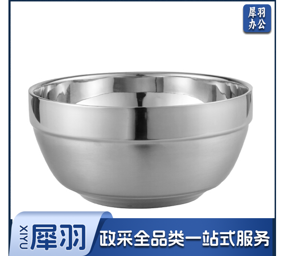 12CM双层不锈钢焊边碗，十个一组