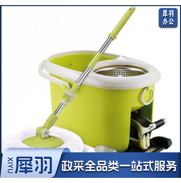 四驱动旋转拖把桶拖布好神拖拓扑地拖墩布免手洗清洁工具 干湿两用小净士S7 1杆2头