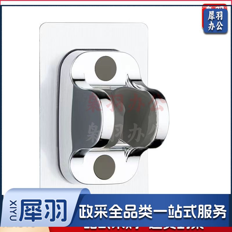 花洒喷头 淋浴喷头 淋浴配件 花洒配件 五档多功能大出水喷雾增压淋浴手持式花洒喷头磨砂黑色莲蓬头套装（厦门免打孔银色）