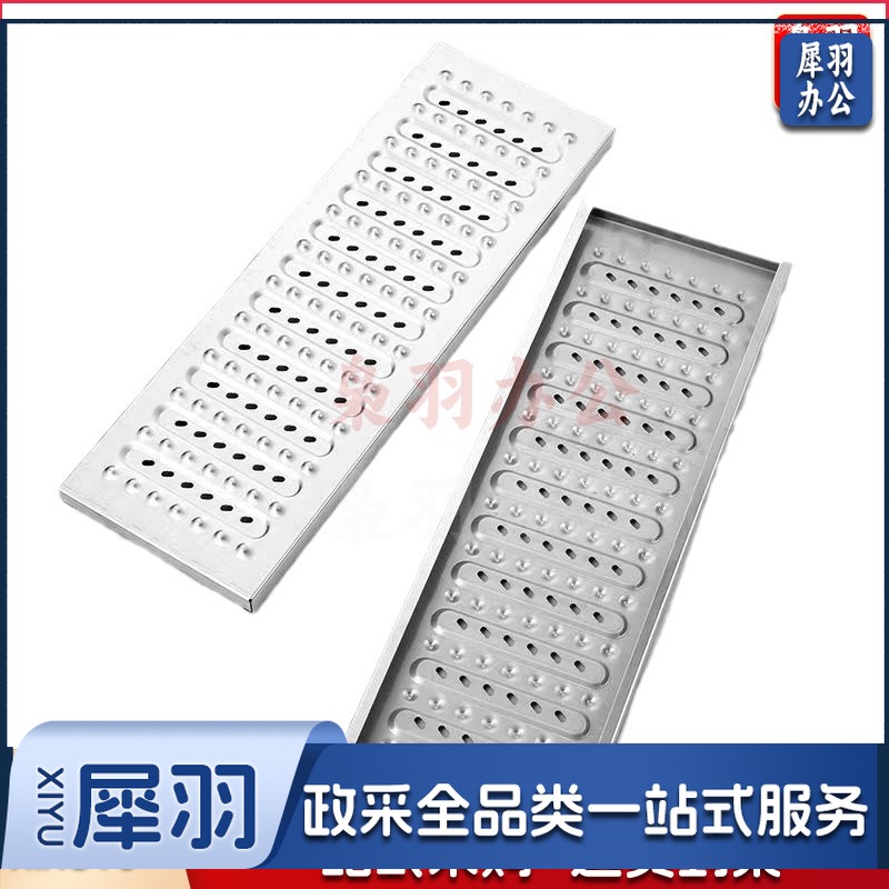 加厚不锈钢地沟盖板篦子（ 【304】100宽×580长×1.5厚）不锈钢篦子不锈钢地漏 厨房排水沟盖明沟下水道防滑防鼠雨水